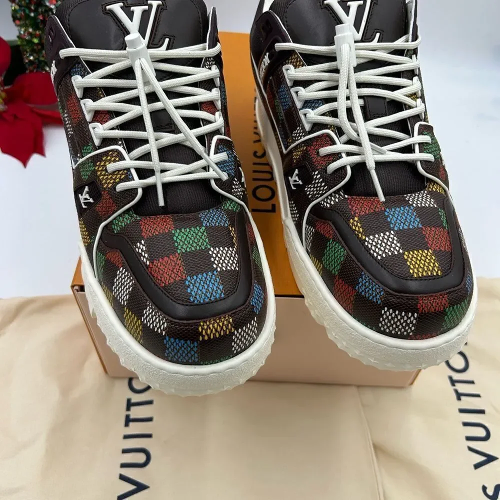 Men’s Louis Vuitton X Murakami trainer sneakers size 10 fits 11 US made in Italy - Picture 3 of 13